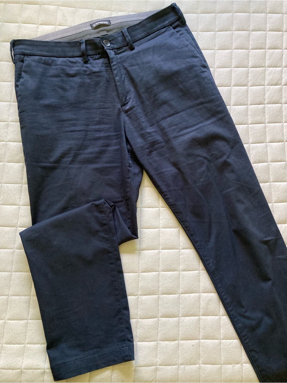 Express Men’s Chino Pants in Navy Blue